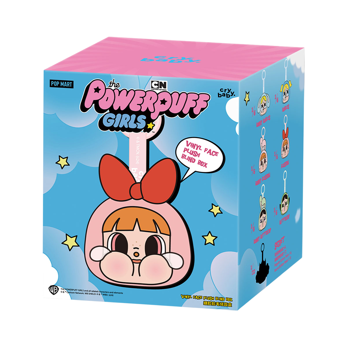 CRYBABY × Powerpuff Girls Series-Vinyl Face Plush Blind Box