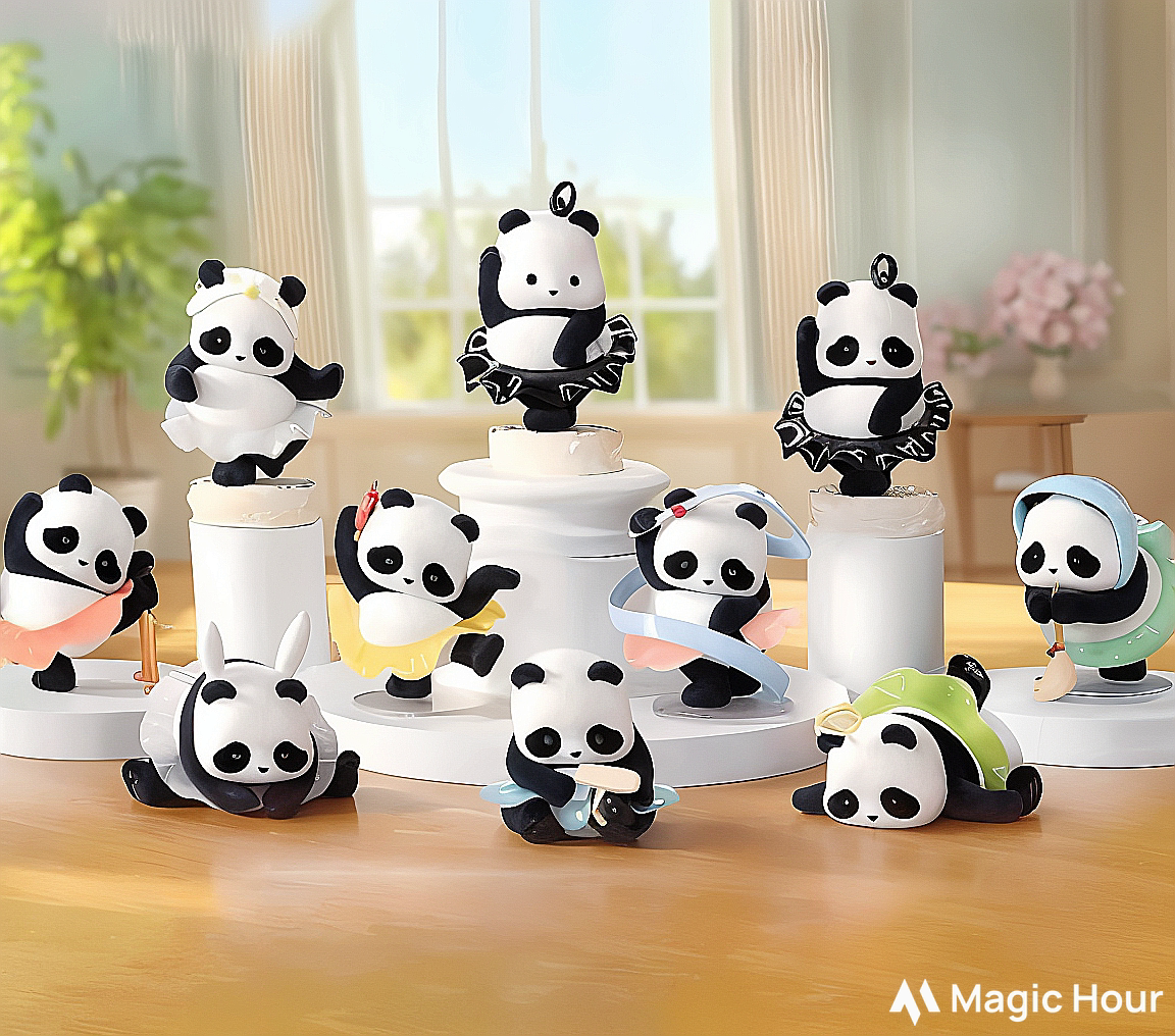 Panda Roll Ballet Performance Blindbox