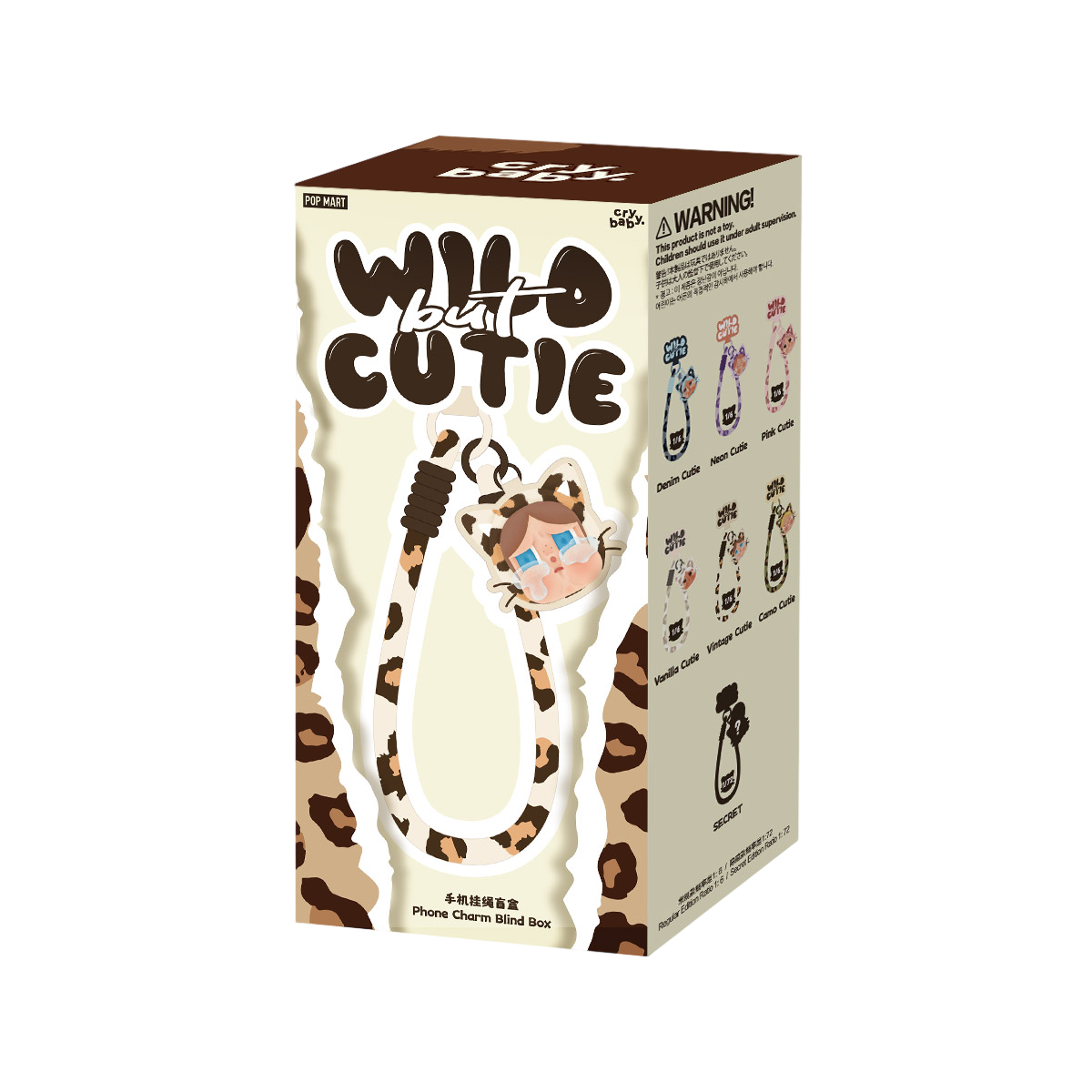 CRYBABY Wild but Cutie Series-Phone Charm Blindbox Pendant