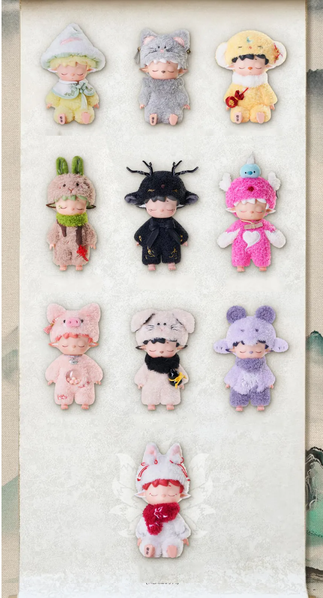 MIMI's-Leisurely Elf Vinyl Plush Blindbox Pendant