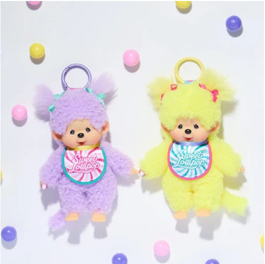Sweet Lollipop Monchhichi Pendant