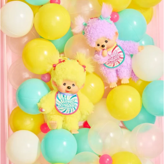 Sweet Lollipop Monchhichi Pendant