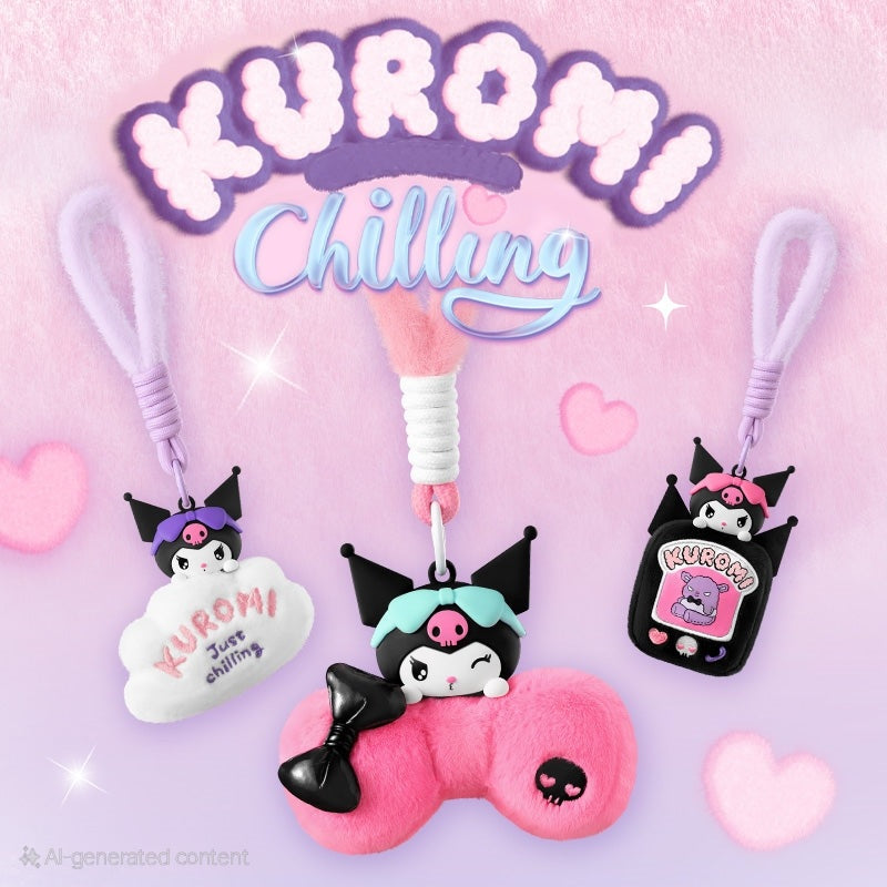 Kuromi Chilling Pendant Blindbox