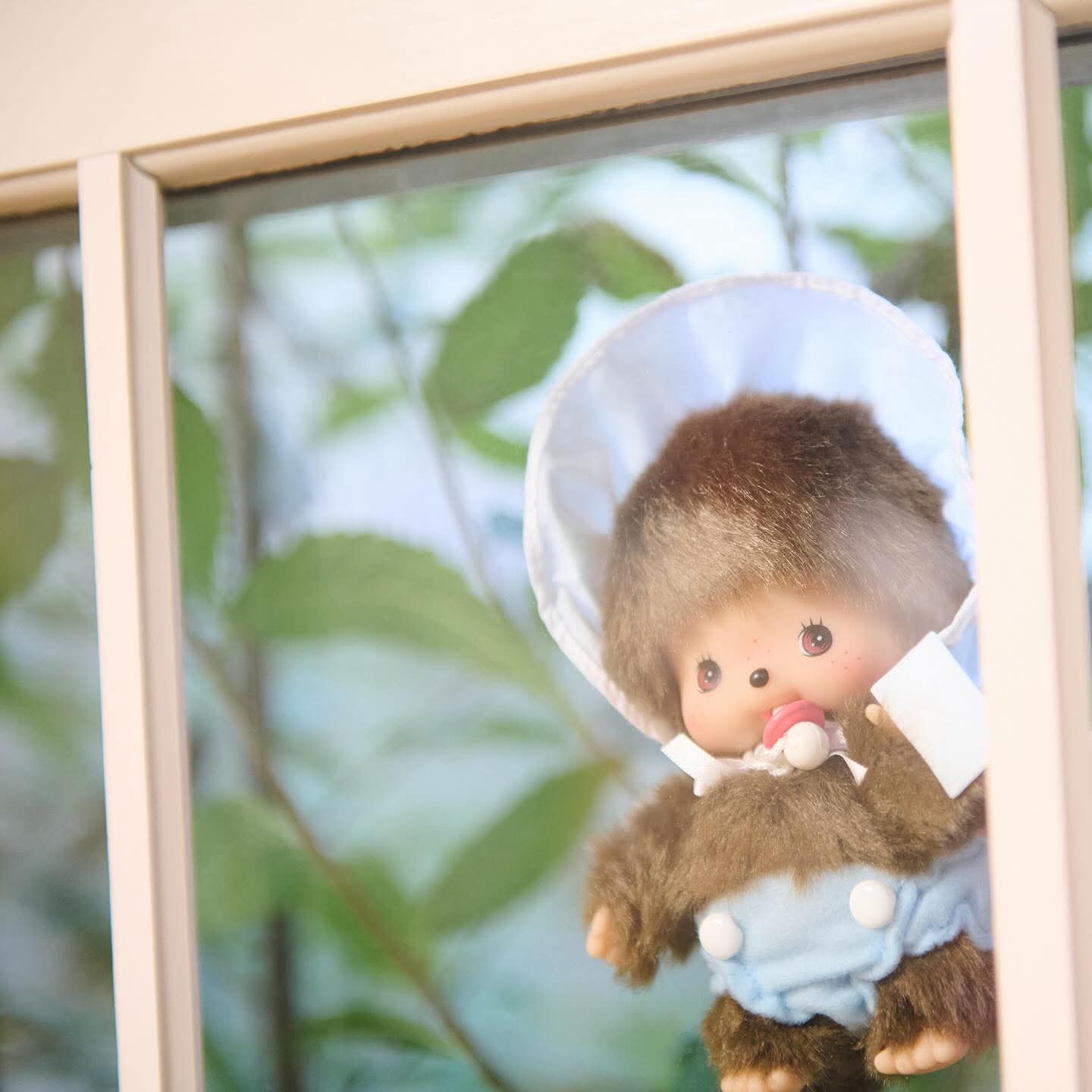 Sekiguchi Monchhichi Bebichhichi Baby in Bonnet Style