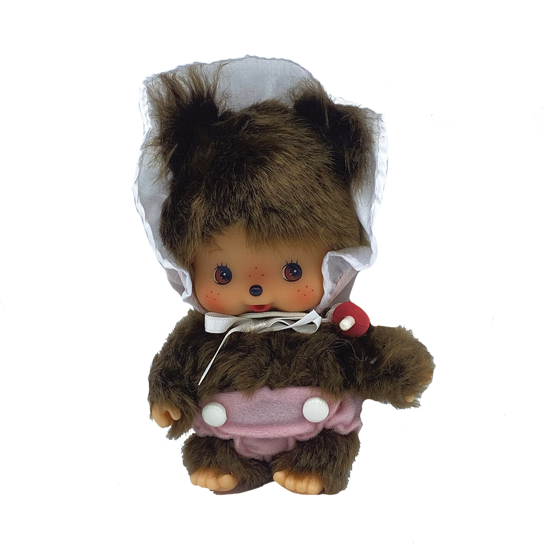 Sekiguchi Monchhichi Bebichhichi Baby in Bonnet Style