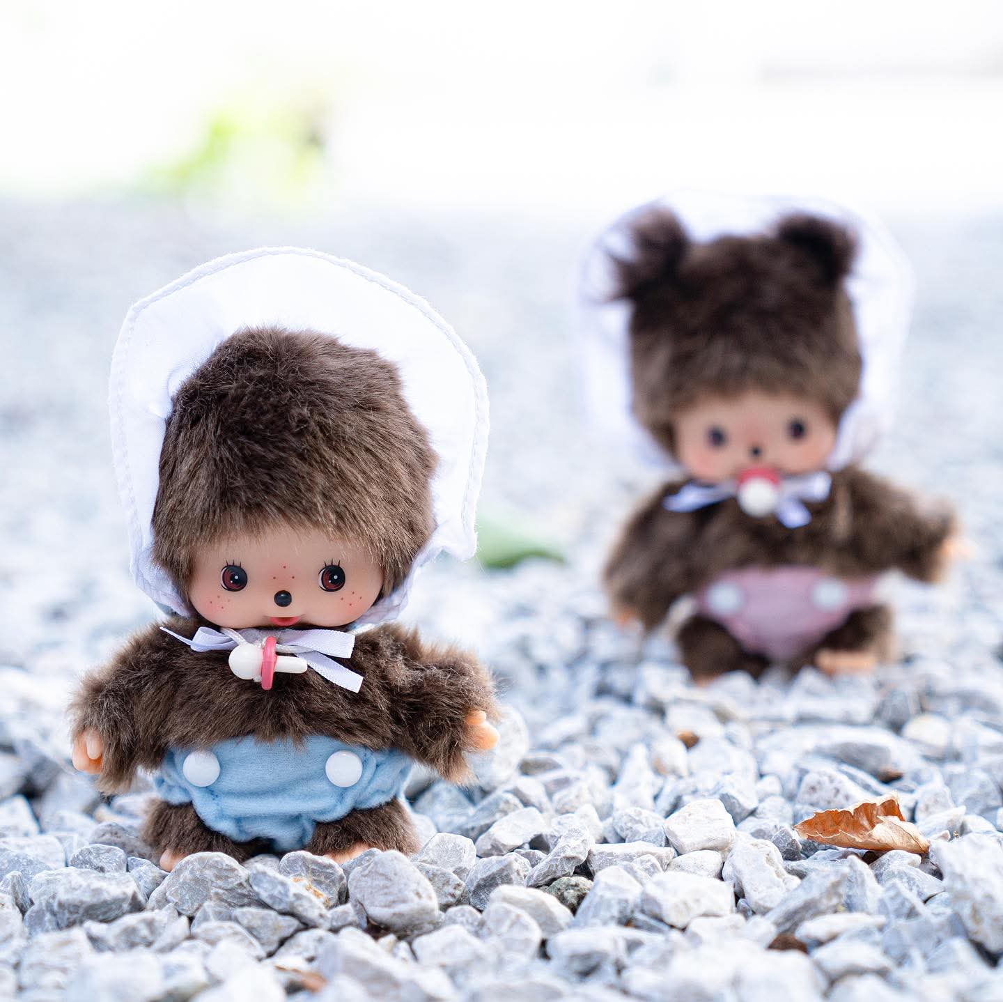 Sekiguchi Monchhichi Bebichhichi Baby in Bonnet Style