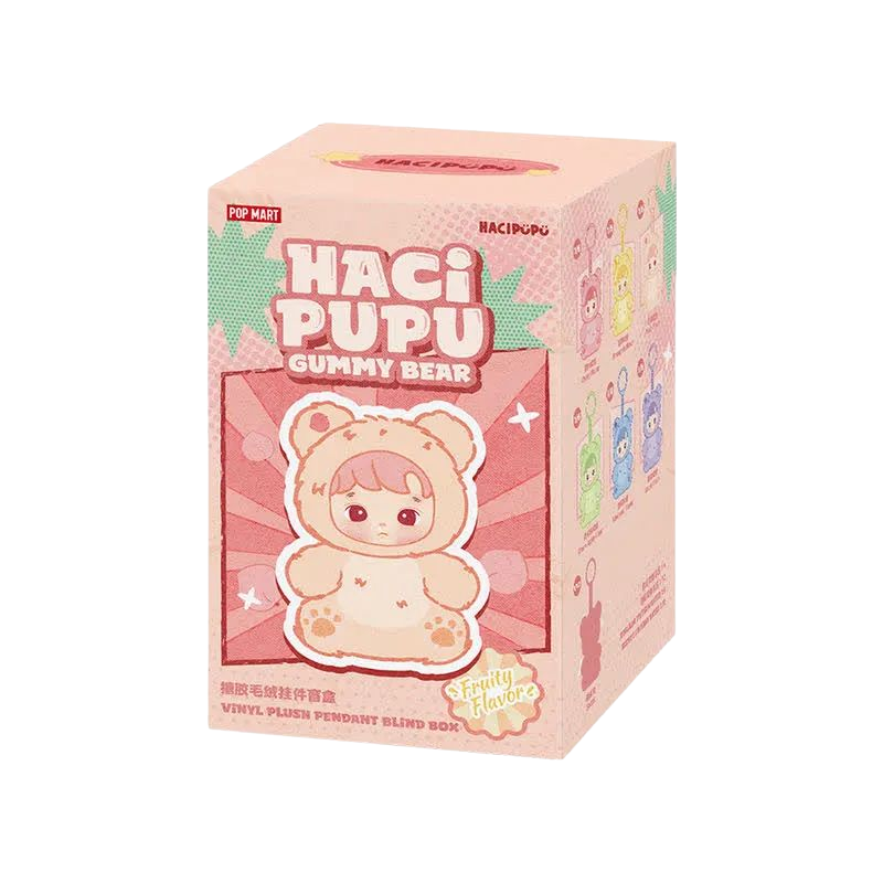 HACIPUPU Gummy Bear Series-Vinyl Plush Pendant Blind Box