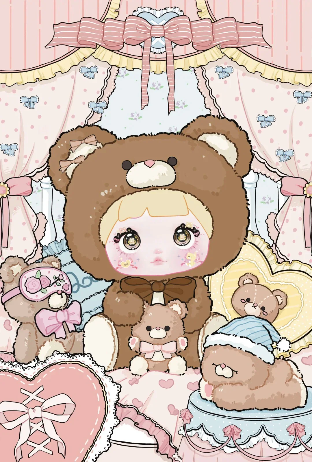 Nommi Goodnight Bear 400% Blindbox