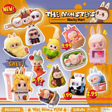 THE MONSTERS Wacky Mart Series Figures BlindBox