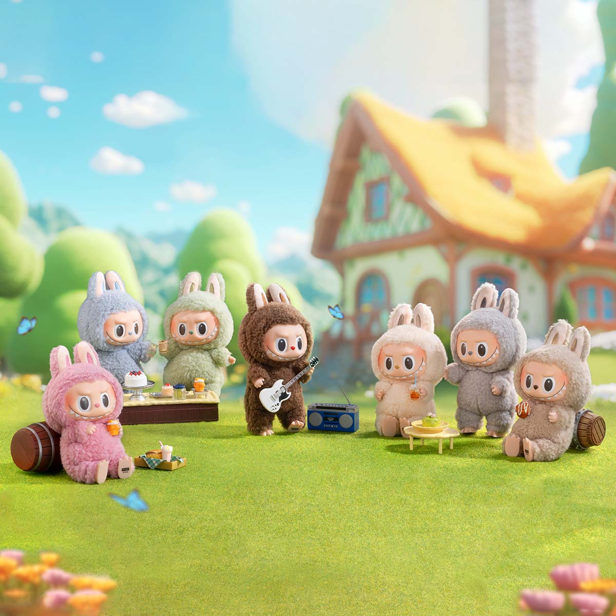 THE MONSTERS - Exciting Macaron Vinyl Face Blind Box Pendant