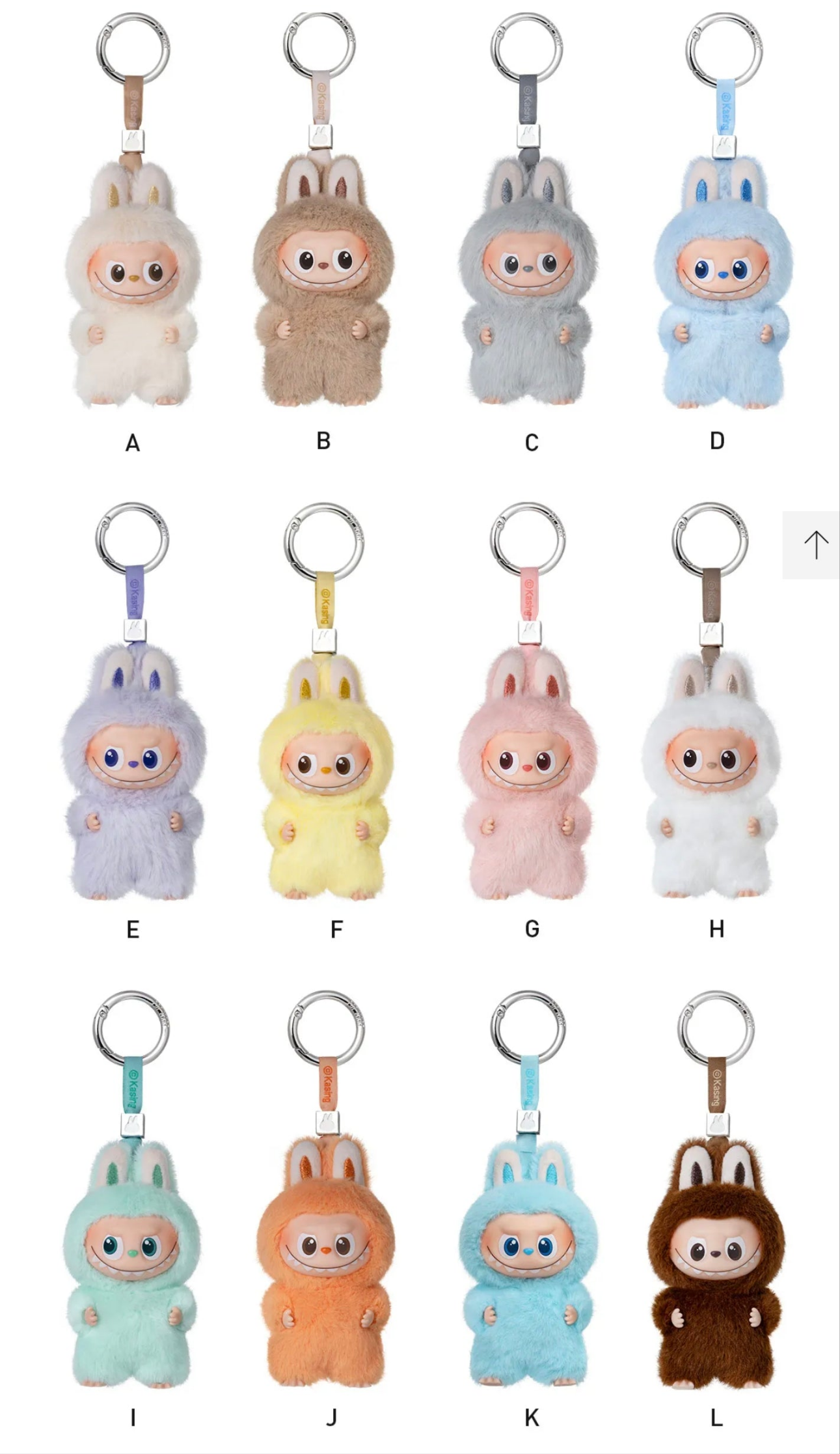 THE MONSTERS Pin for Love Series-Vinyl Plush Pendant Blind Box (A-M)