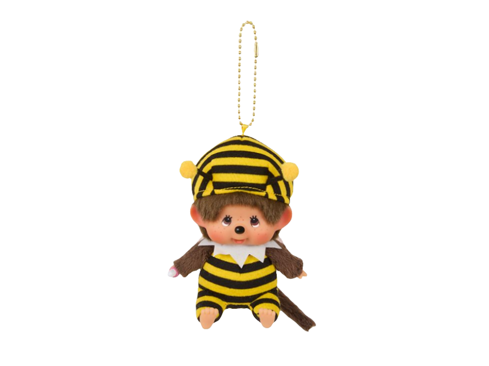 Sekiguchi Monchhichi Honeybee Big Face Keychain Size SS