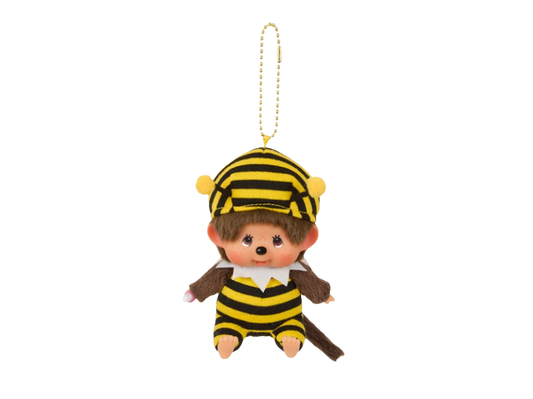 Sekiguchi Monchhichi Honeybee Big Face Keychain Size SS
