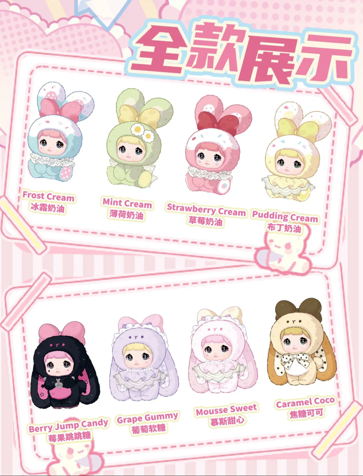 Nommi - Sweetheart Bunny Series Plush Blind Box