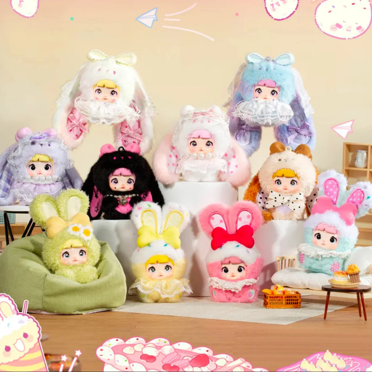 Nommi - Sweetheart Bunny Series Plush Blind Box