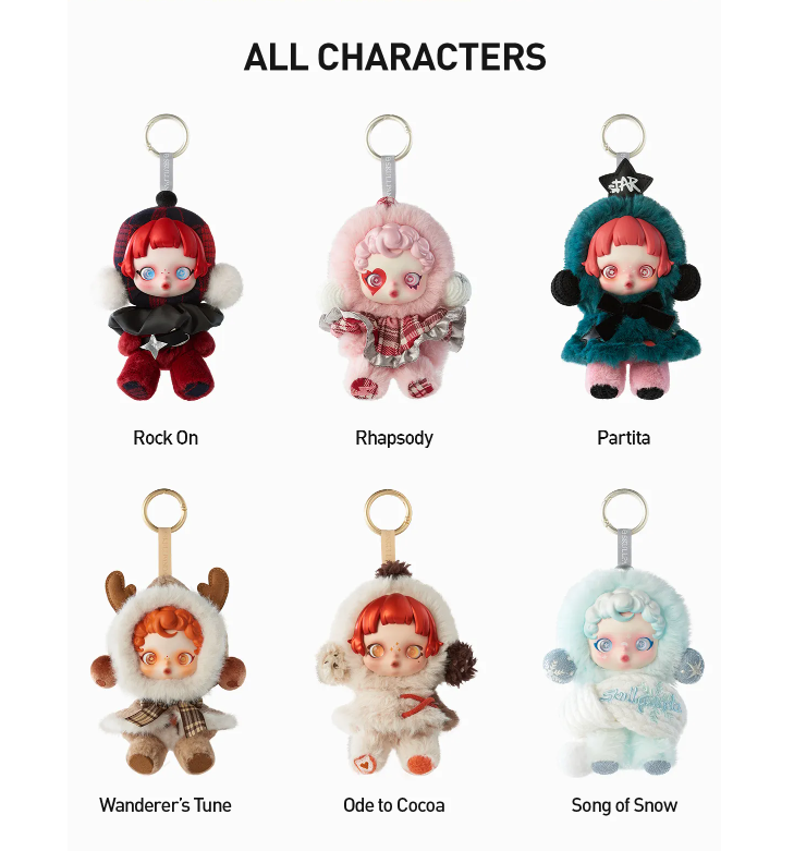 Skull Panda Winter Symphony Pendant Blindbox Series