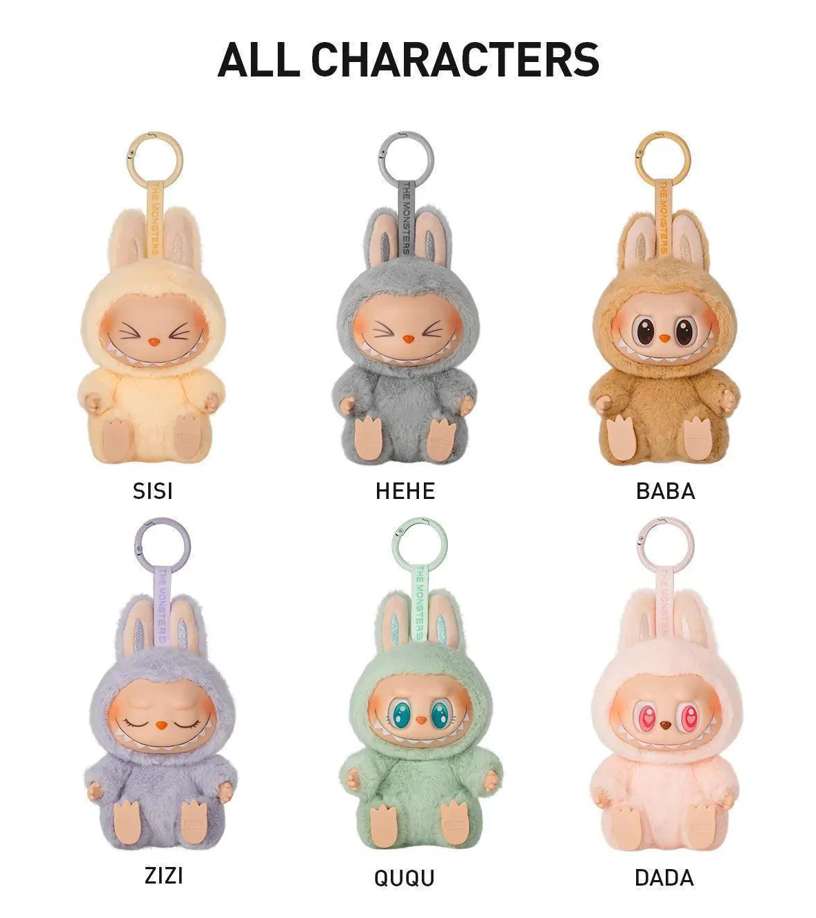 THE MONSTERS - Have a Seat Vinyl Plush Blind Box Pendant