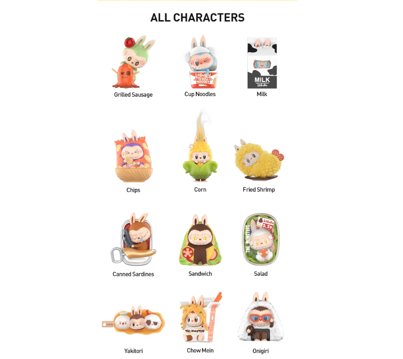 THE MONSTERS Wacky Mart Series Figures BlindBox