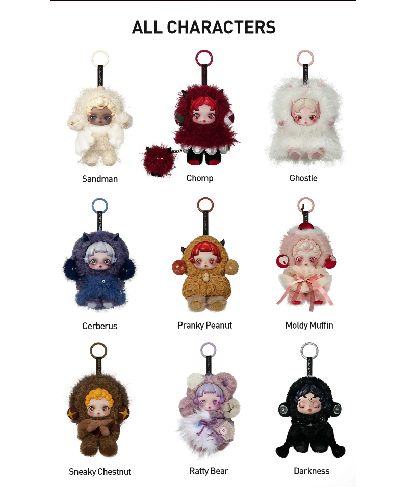 SKULLPANDA You Found Me! Series Plush Doll Pendant