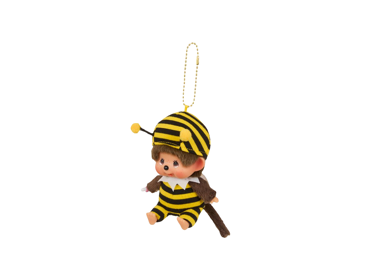 Sekiguchi Monchhichi Honeybee Big Face Keychain Size SS