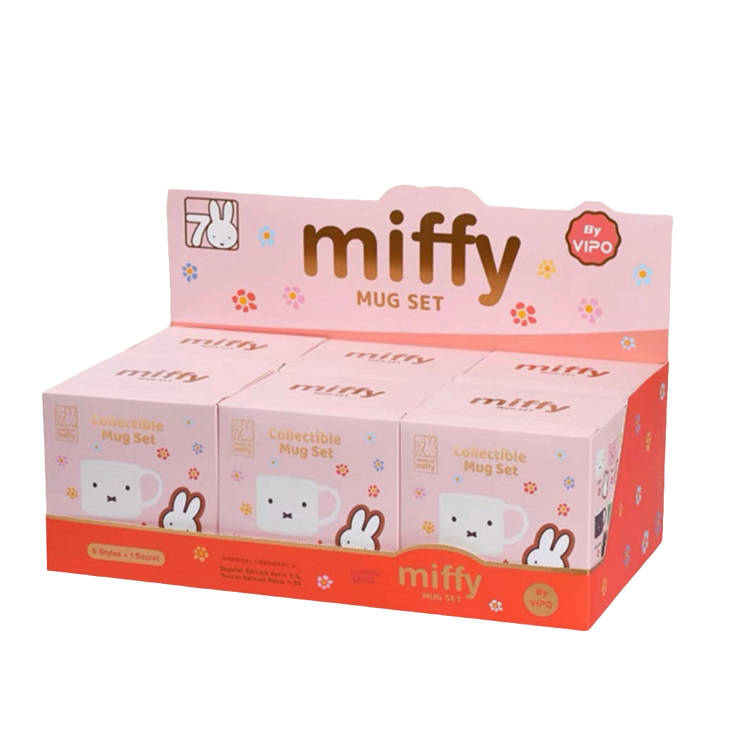 VIPO x Miffy 70th Anniversary Collectible Mug Set Blind Box