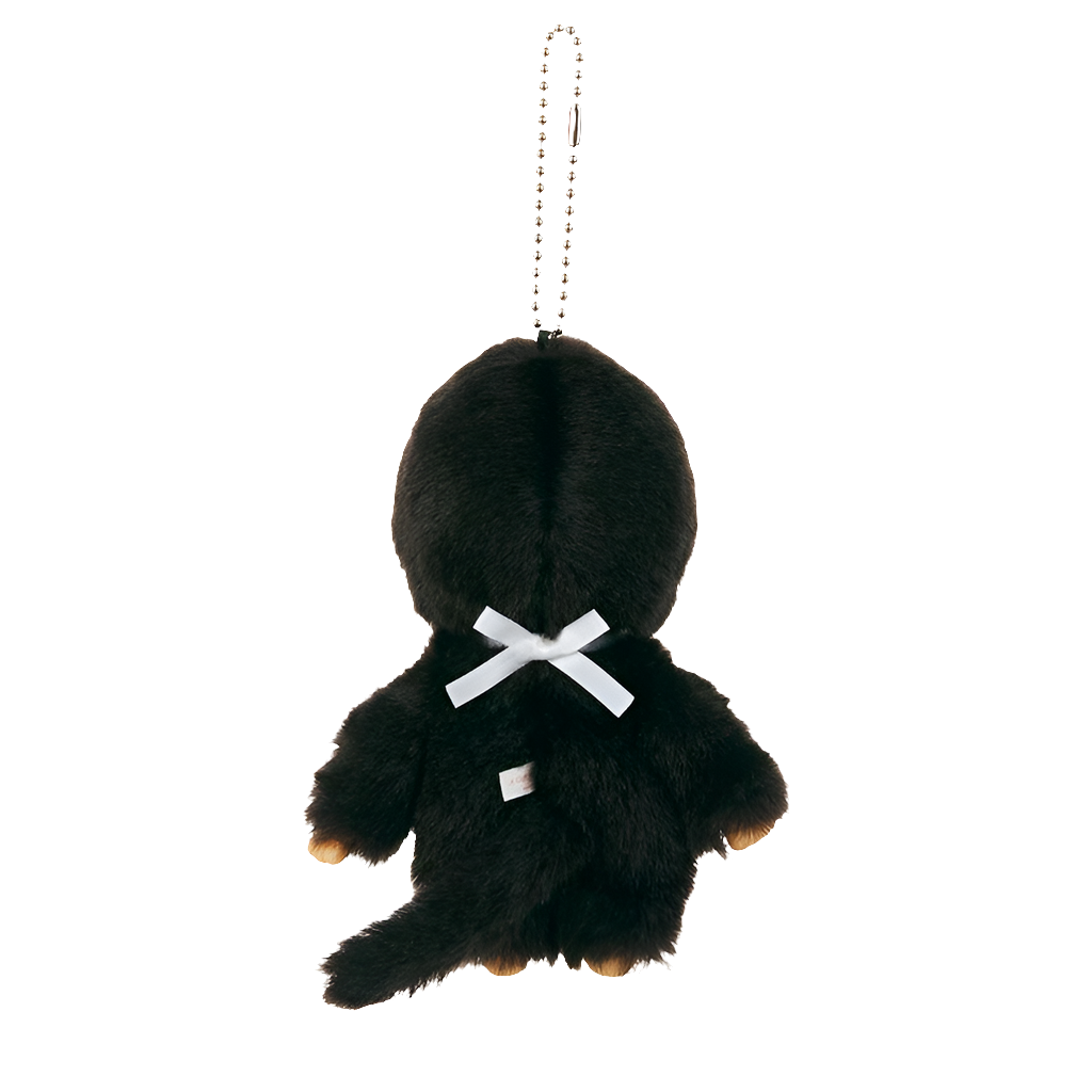 MONCHHICHI Monchhichi Colours Black Mascot Holder Keychain