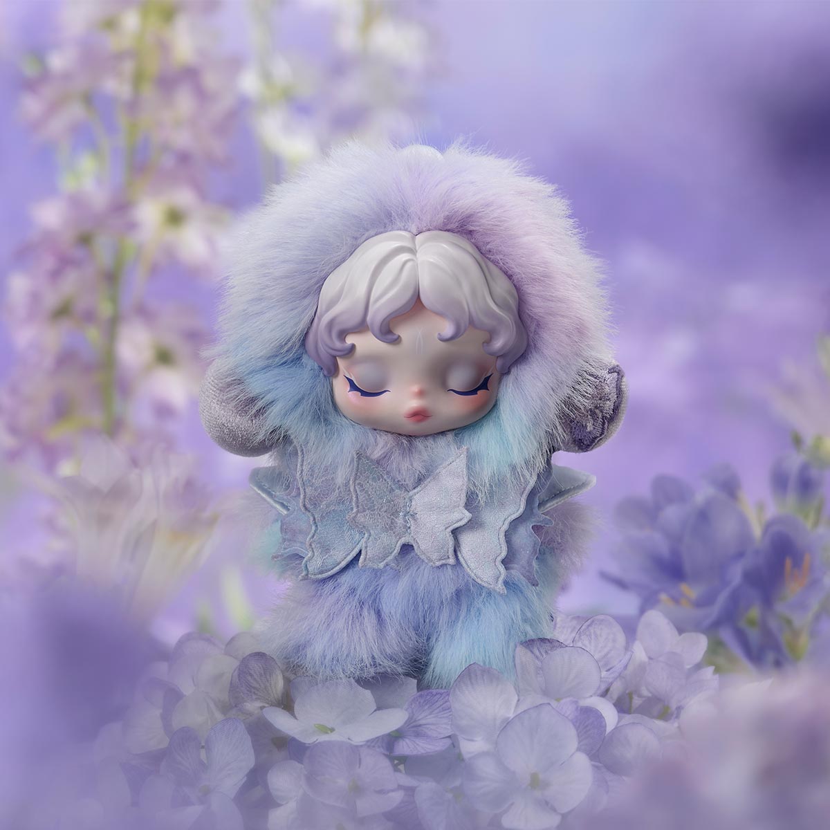 SKULLPANDA L'impressionnisme Series Plush Doll Pendant