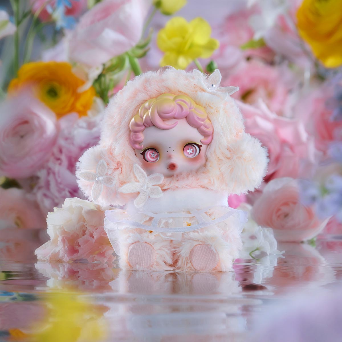 SKULLPANDA L'impressionnisme Series Plush Doll Pendant