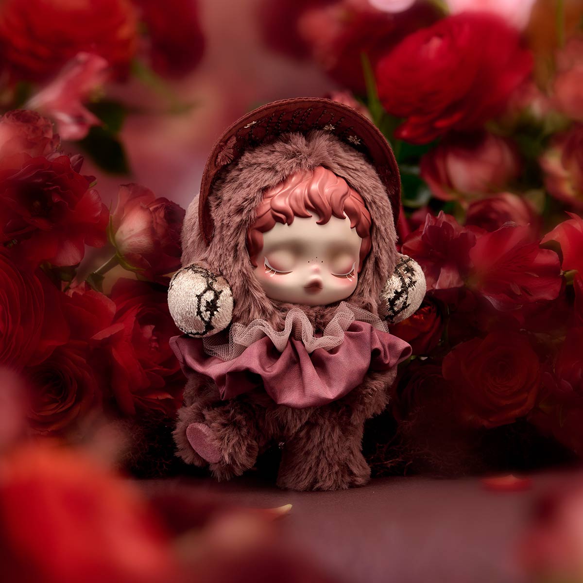 SKULLPANDA L'impressionnisme Series Plush Doll Pendant