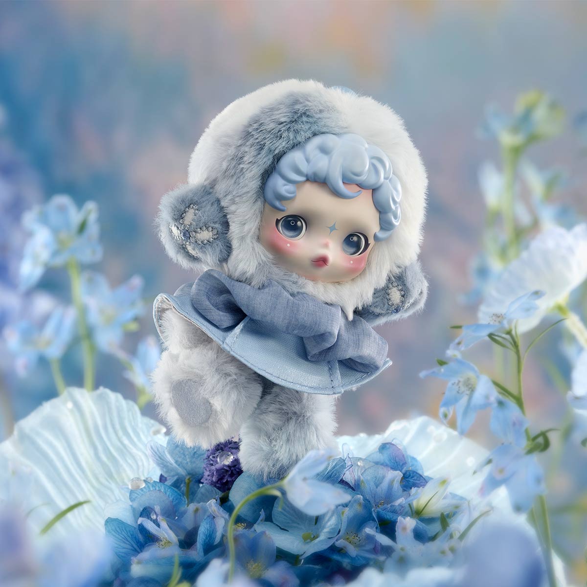 SKULLPANDA L'impressionnisme Series Plush Doll Pendant