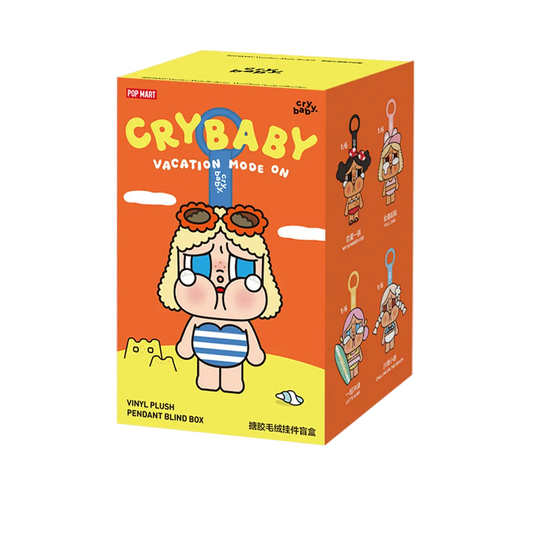 CRYBABY Vacation Mode On Series-Vinyl Plush Pendant Blind Box