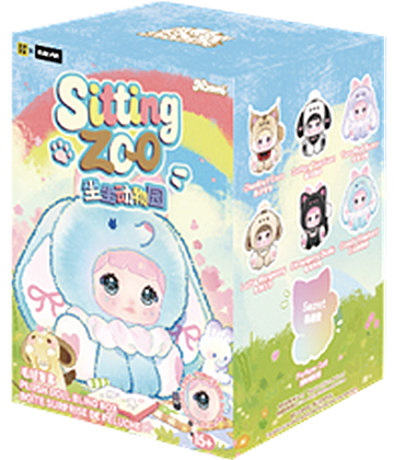 Nommi Sitting Zoo Series Vinyl Plush Doll Keychain Blind Box