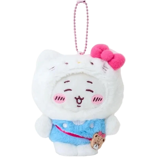 Chiikawa x Sanrio Characters Mascot Plushie Japan Exclusive