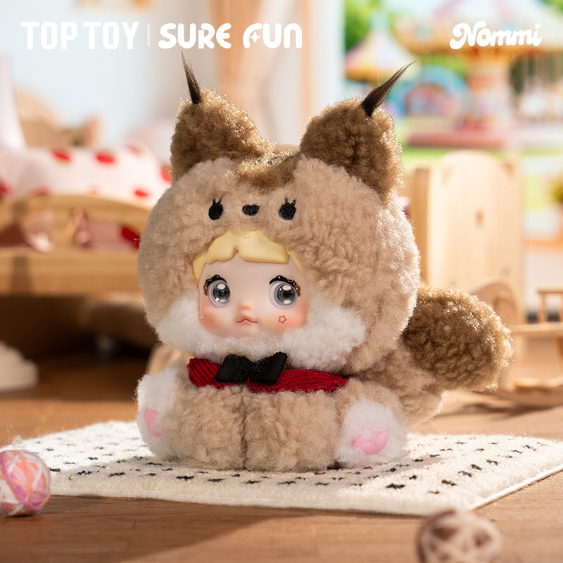 Nommi Sitting Zoo Series Vinyl Plush Doll Keychain Blind Box