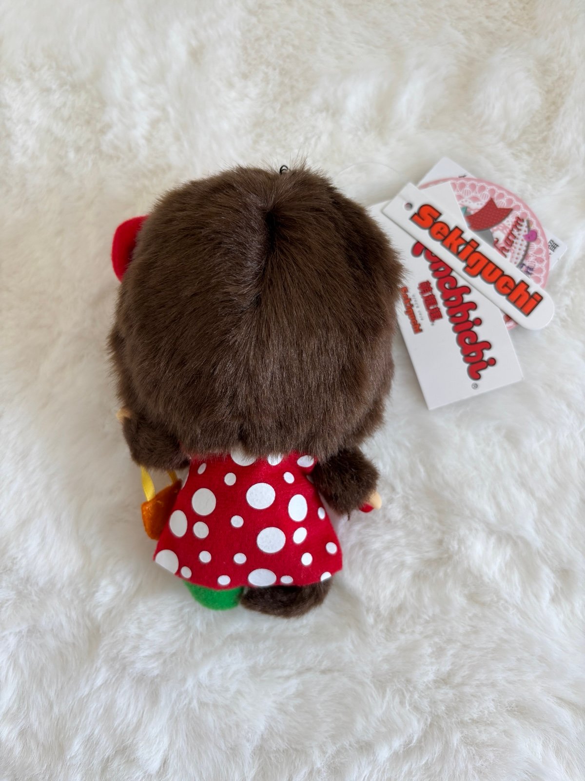 Sekiguchi Monchhichi Big Head Fashion Strawberry Girl