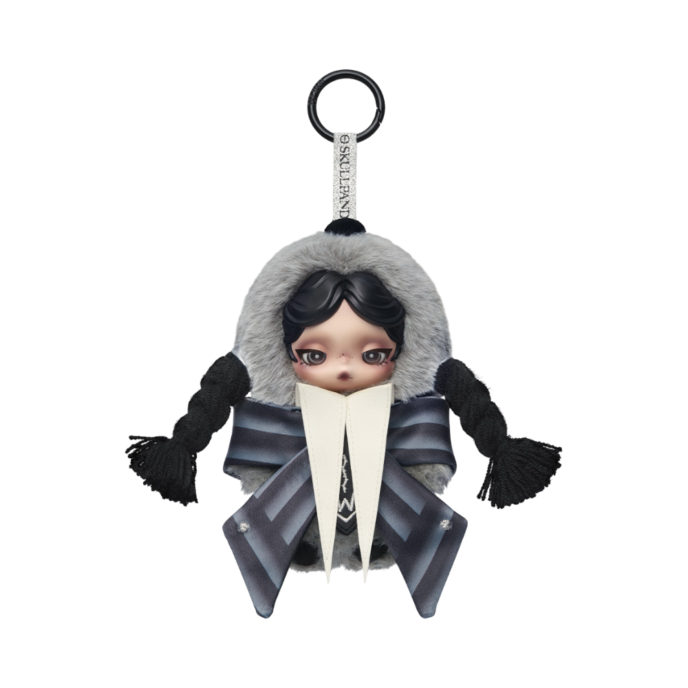 SKULLPANDA × Wednesday Plush (Nevermore Academy Uniform Version)