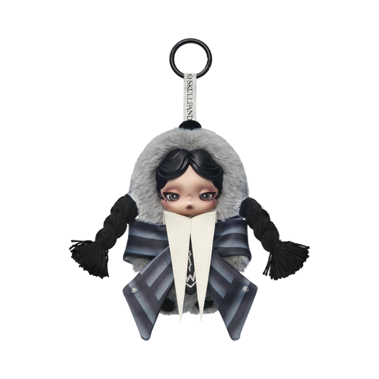 SKULLPANDA × Wednesday Plush (Nevermore Academy Uniform Version)