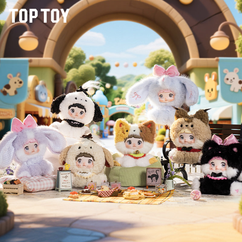 Nommi Sitting Zoo Series Vinyl Plush Doll Keychain Blind Box