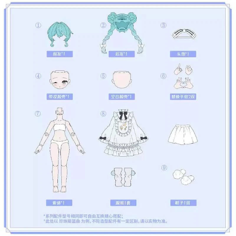 Hatsune Miku Sonata Prologue Daala Mode Series Model Kit Blind Box